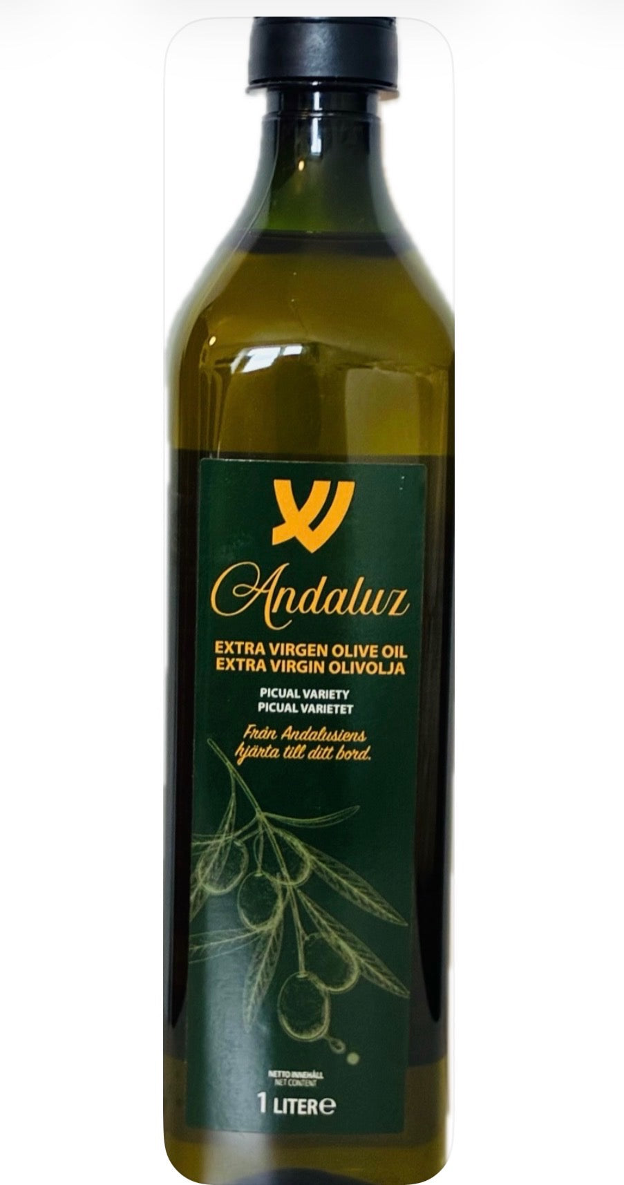 Andaluz Extra Virgin Olivolja 1L – Kallpressad, Ny Skörd 2025/26